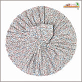 Coton Plain Floral Print Laddu Gopal Poshak